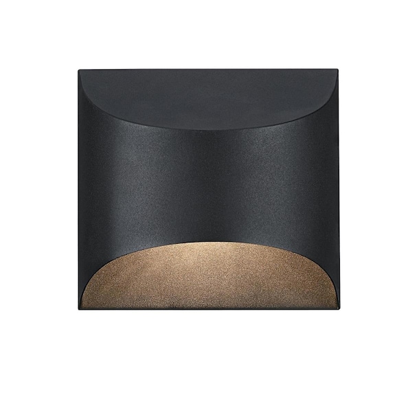 Westinghouse Fixture Wall Outdoor LED Dimmable 10W Nardella Dome, Textured Black 6122800 - main